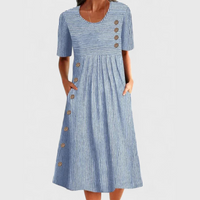 Jarna | Vestito Midi a Righe