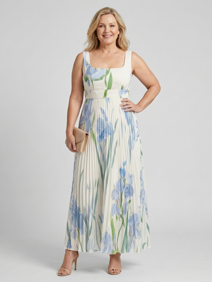 Abito Maxi A-Line Floreale Harper
