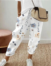 Elara | Pantaloni Confortevoli con Stampa Floreale