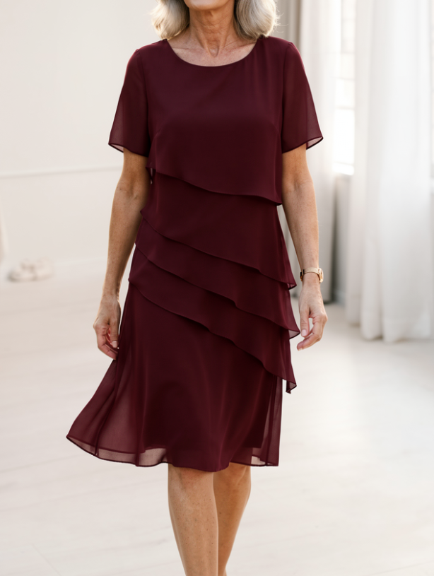 Linda • Vestito Elegante con Volant