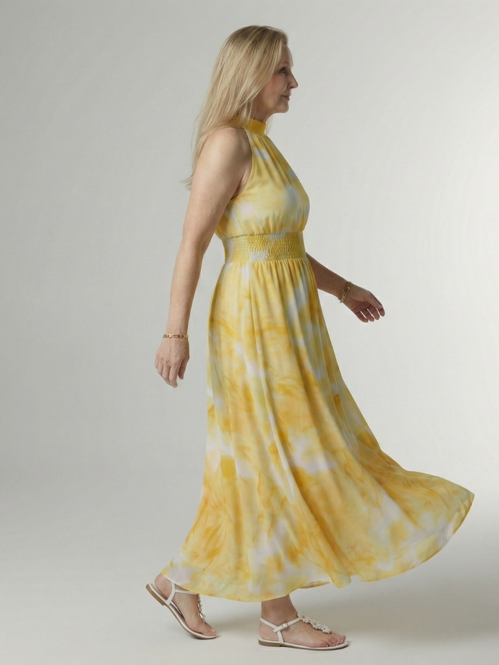 Sylin | Abito Midi con Scollo Halter