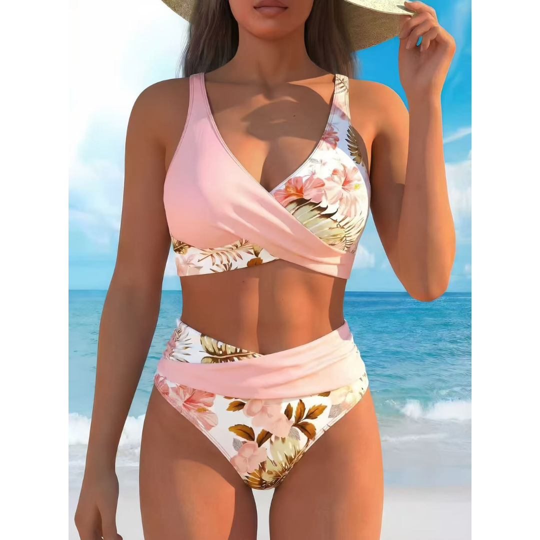 Sisi | Bikini con Fascia Anteriore e Vita Alta