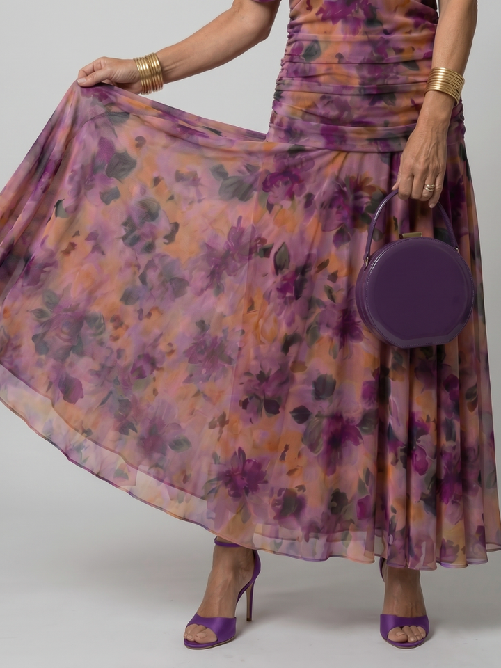 Calen | Vestito Midi Off Shoulder Fluttuante