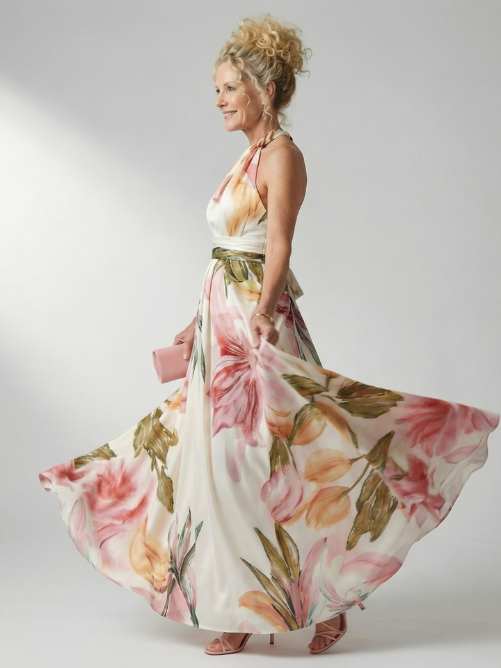 Amiel | Maxi Abito Leggero e Floreale