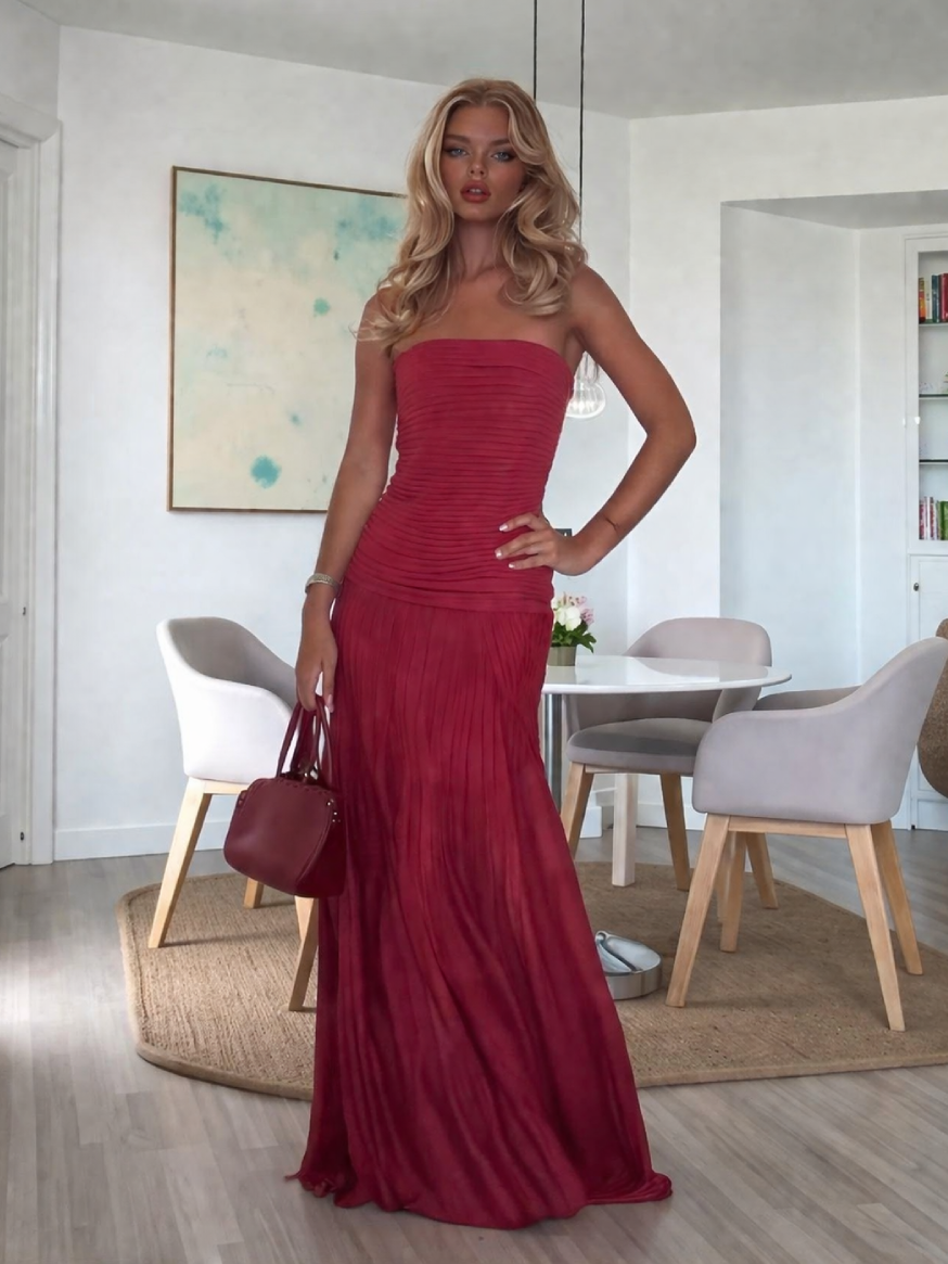 Avelina | Abito Bodycon Senza Spalline
