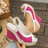 Sandali con Zeppa Open-Toe Clara