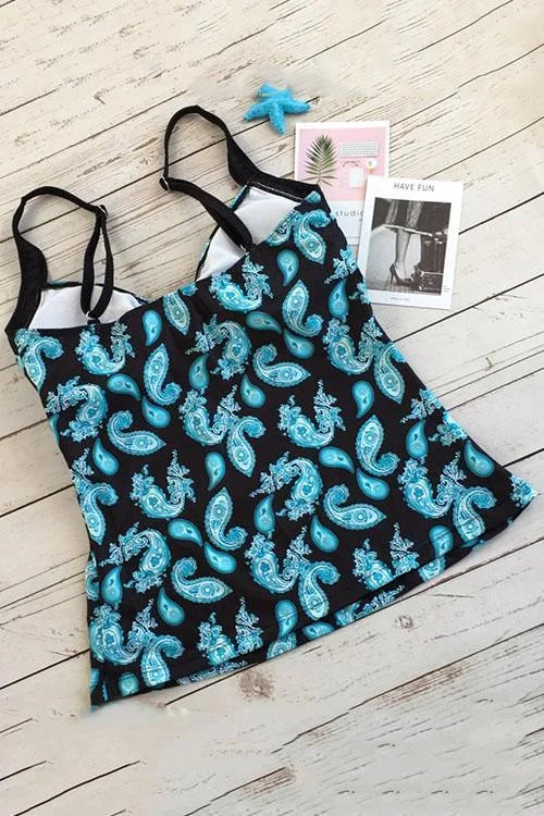 Cascada - Costume intero Paisley che copre la pancia