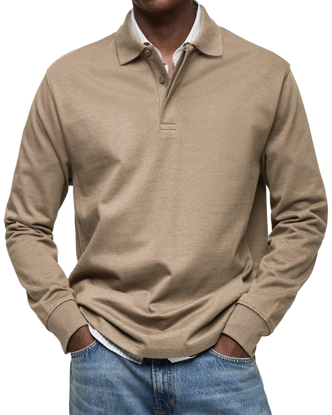 Lenoir™ - Chemise Poloshirt Casual à Manches Longues