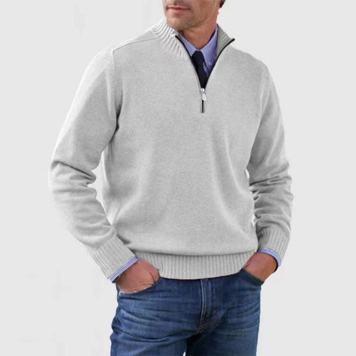 Harold™ | Maglione raffinato con mezza zip
