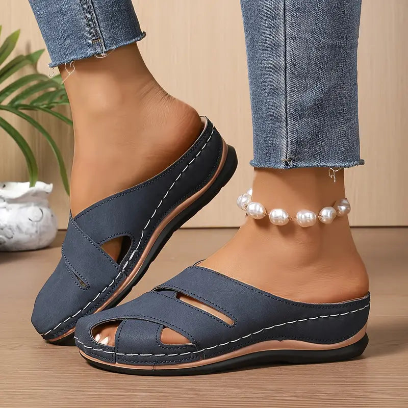 Sandali con zeppa da donna