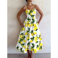 Cressida | Vestito Midi Limone Grove