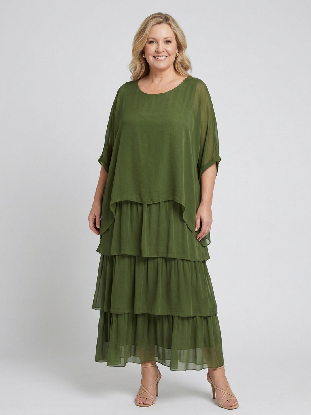 Abito Maxi Fluido Elegante Luna