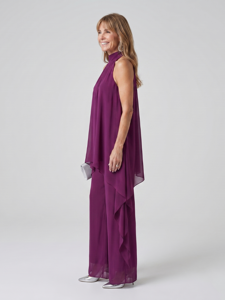 Bearim | Top Tunica Asimmetrica con Collo Halter