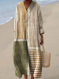 Allison - Vestito Maxi Boho Vintage