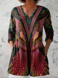 Adrianna | Blusa lunga con scollo a V