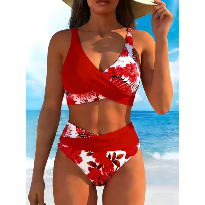 Sisi | Bikini con Fascia Anteriore e Vita Alta