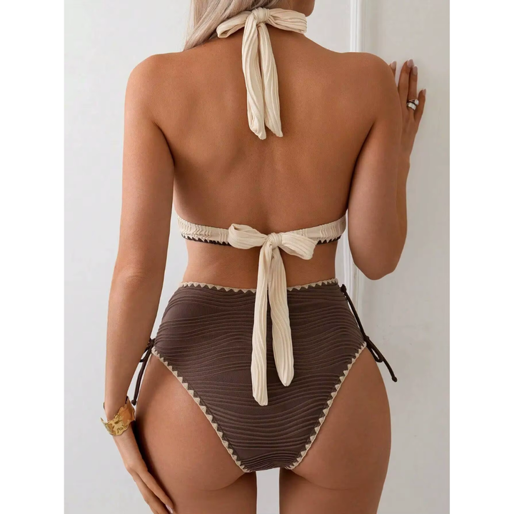 Femke | Bikini Boho con Vita Alta