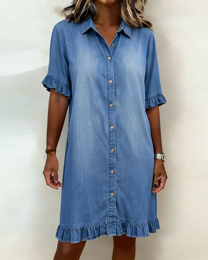 Lena | Abito in denim dalla vestibilità rilassata
