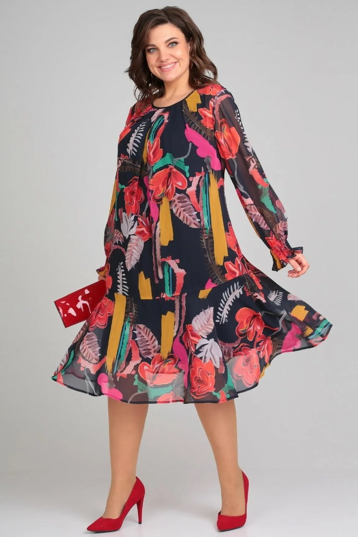 Florine – Vestito floreale elegante