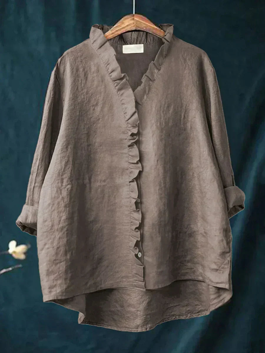 Lily - Blusa Leggera con Volant