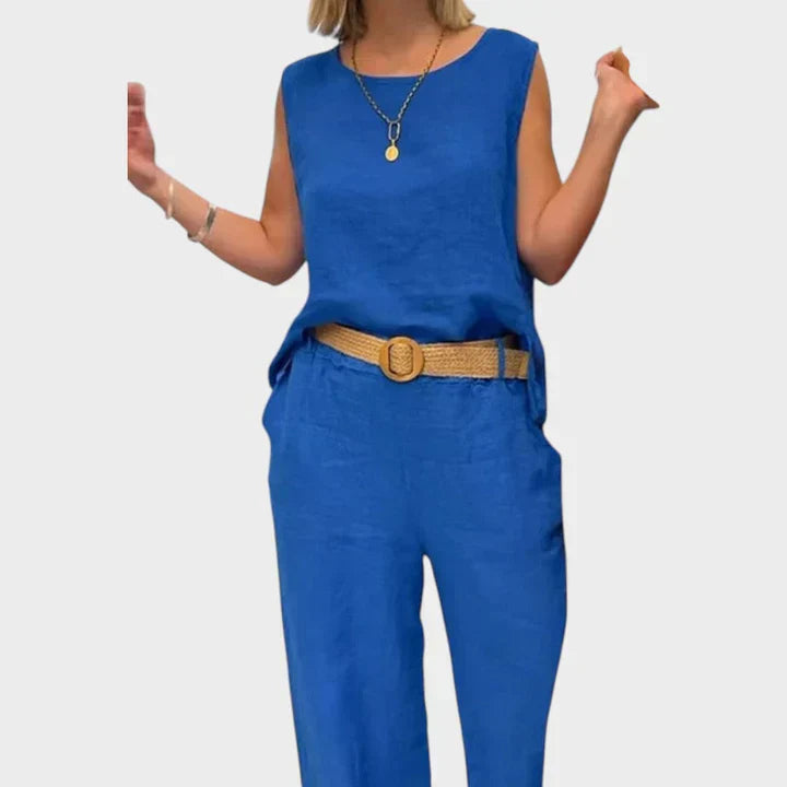 Paloma | Completo di Top Senza Maniche e Pantaloni Corti Bohemien
