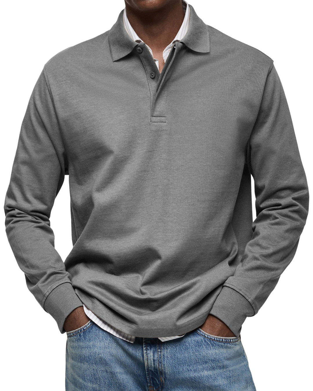 Lenoir™ - Chemise Poloshirt Casual à Manches Longues