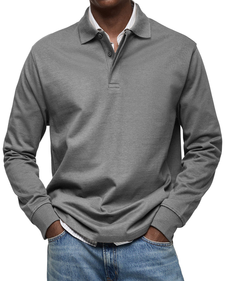 Lenoir™ - Chemise Poloshirt Casual à Manches Longues