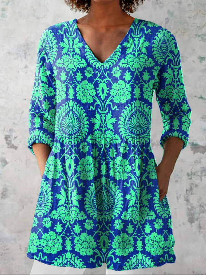 Beatrix | Blusa lunga a V