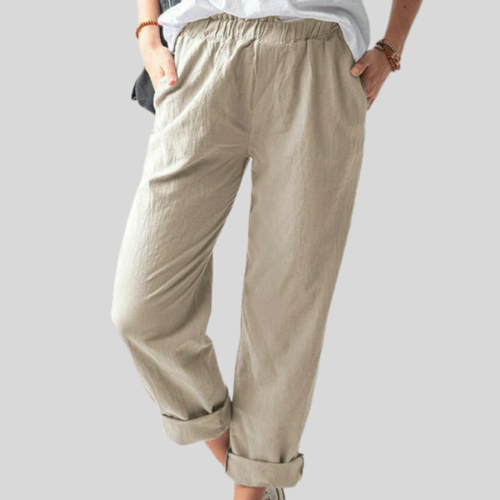 Neria - Pantaloni morbidi con struttura