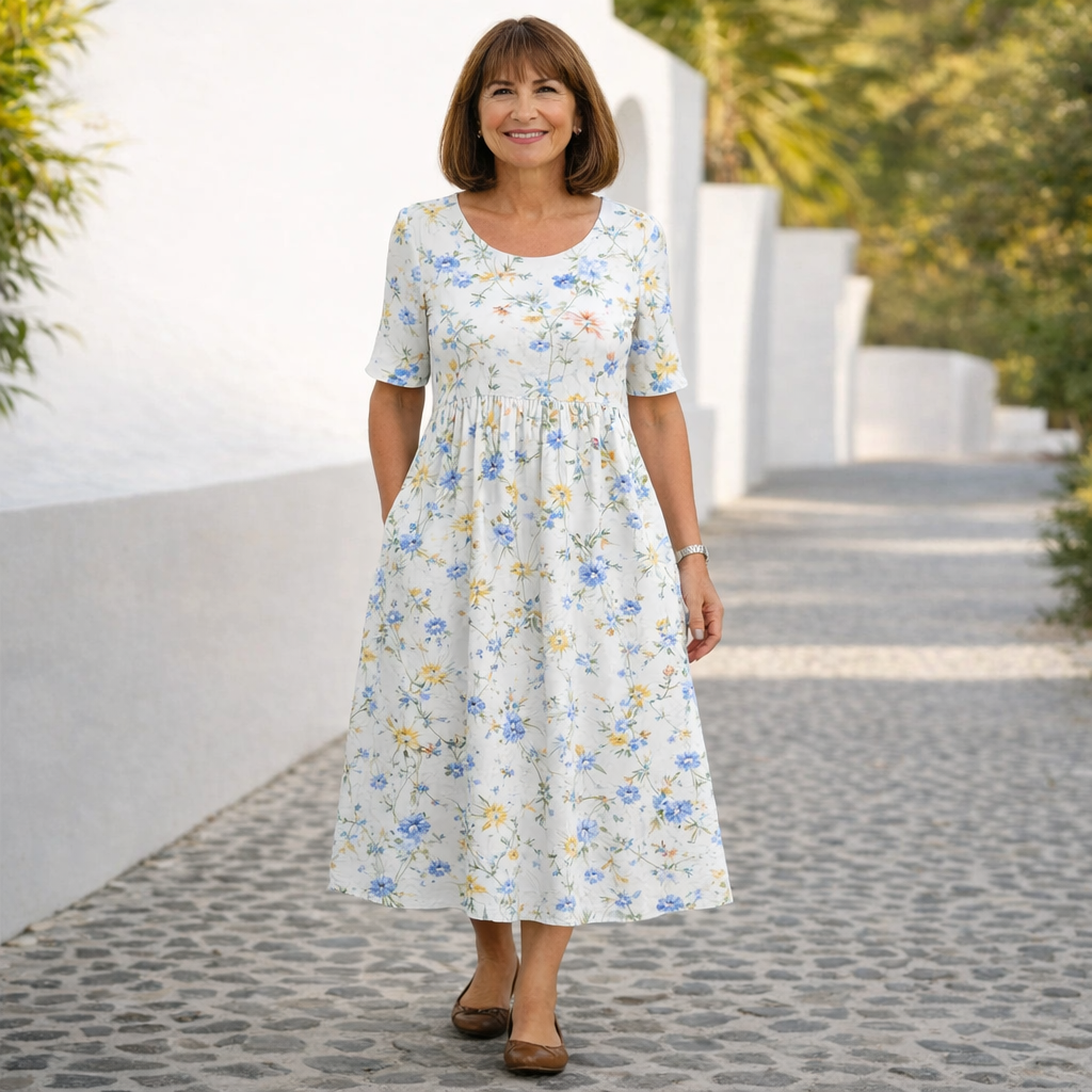 Robina | Abito Midi Floreale
