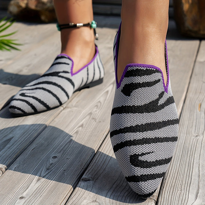 Nora™ | Mocassino Zebra