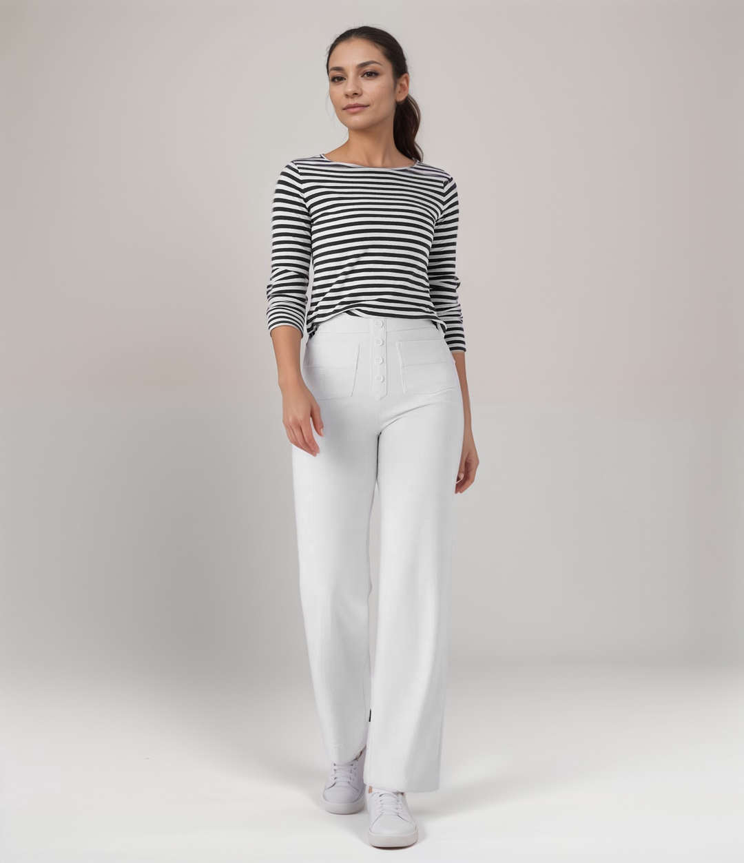 NOMI™ | Pantalone elasticizzato a vita alta | 1+1 GRATIS
