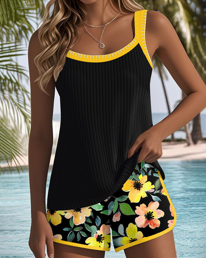 Laluna | Set Tankini Elegante a Due Pezzi