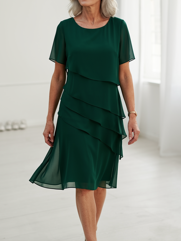 Linda • Vestito Elegante con Volant