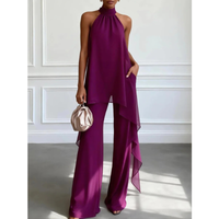 Violeta | Completo Elegante Halter con Pantalone