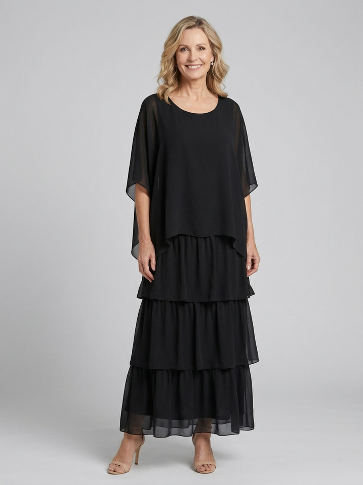Abito Maxi Fluido Elegante Luna