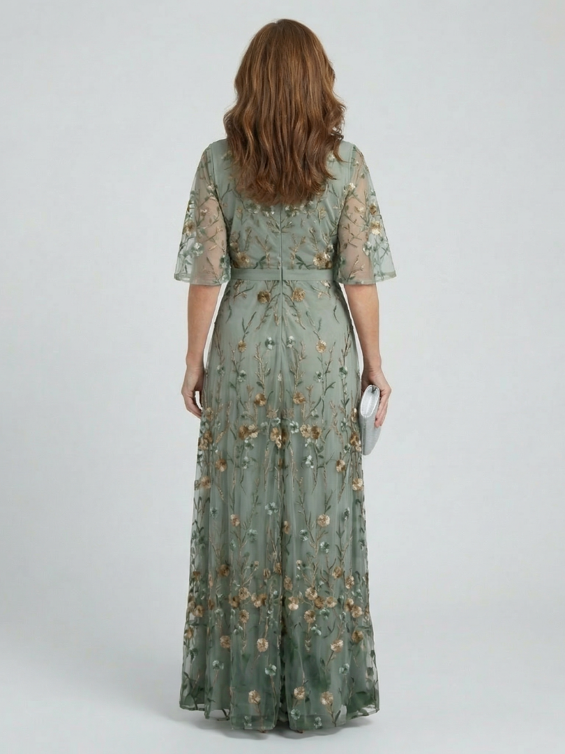 Selora | Vestito Maxi Floreale con Scollo Halter