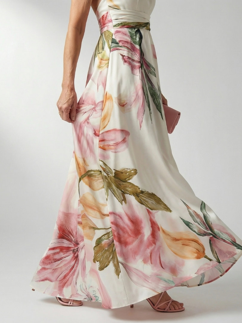 Amiel | Maxi vestito leggero con fiori