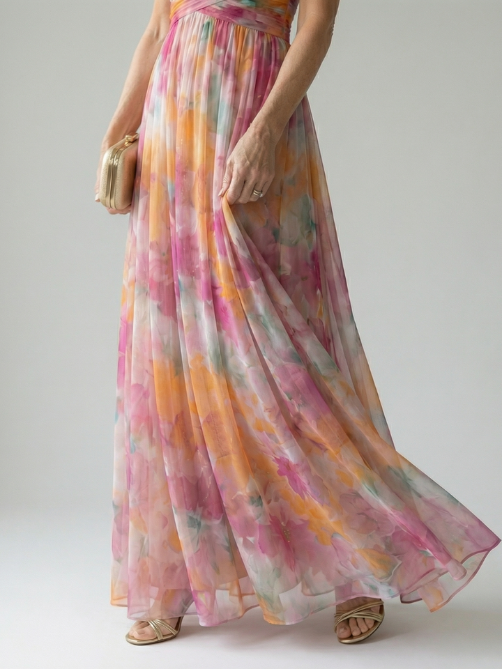 Isel | Abito Maxi Wrap Morbido