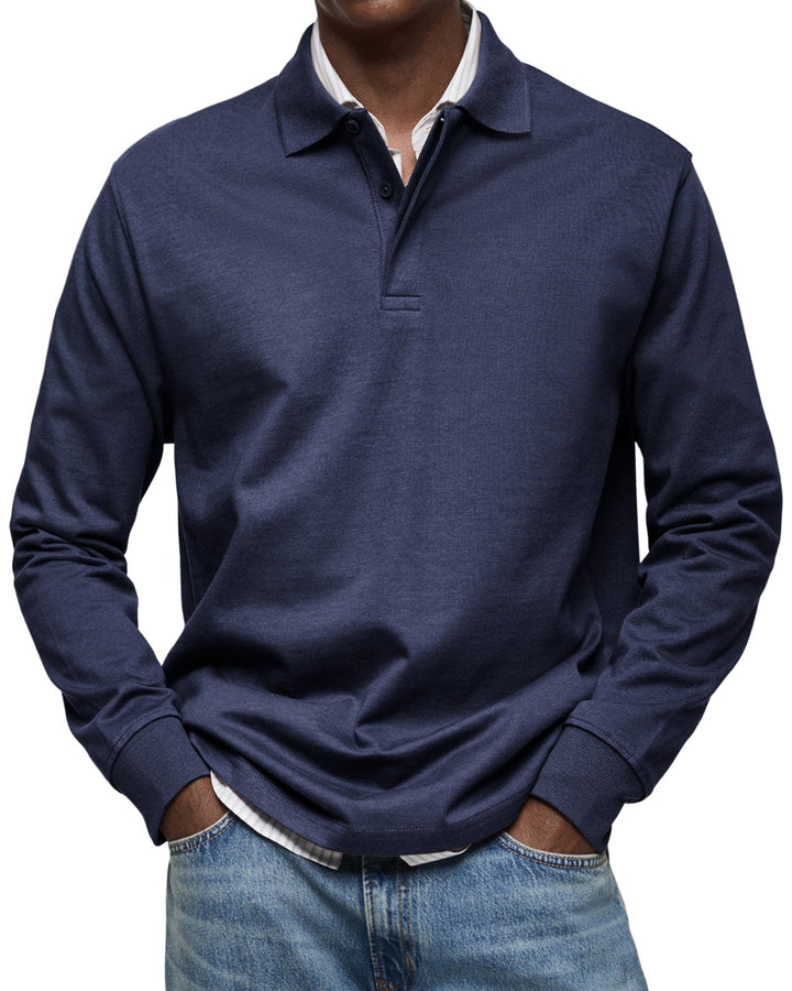 Lenoir™ - Chemise Poloshirt Casual à Manches Longues