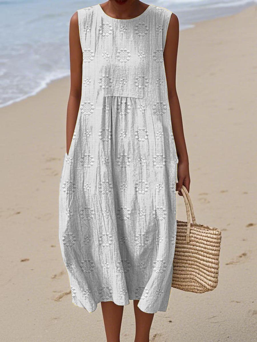 Beatrice - Vestito Elegante Senza Maniche con Tasche
