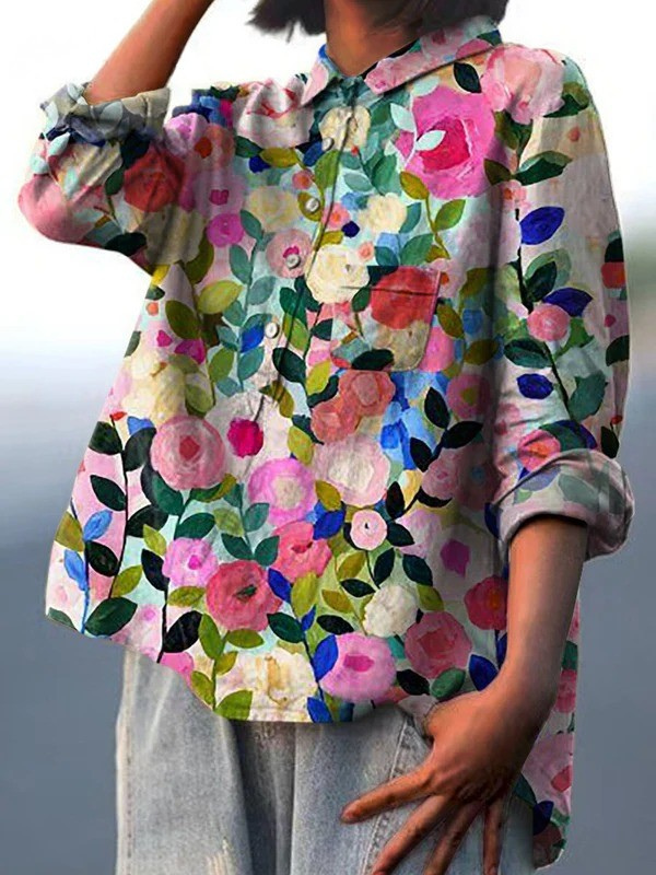 Leah - Camicia Casual Primavera