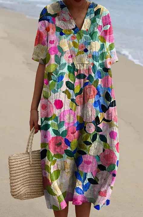 Lina | Vestito a Fiori Vintage