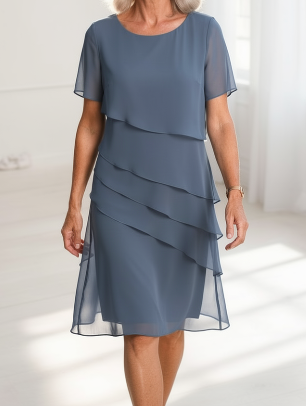 Linda • Vestito Elegante con Volant