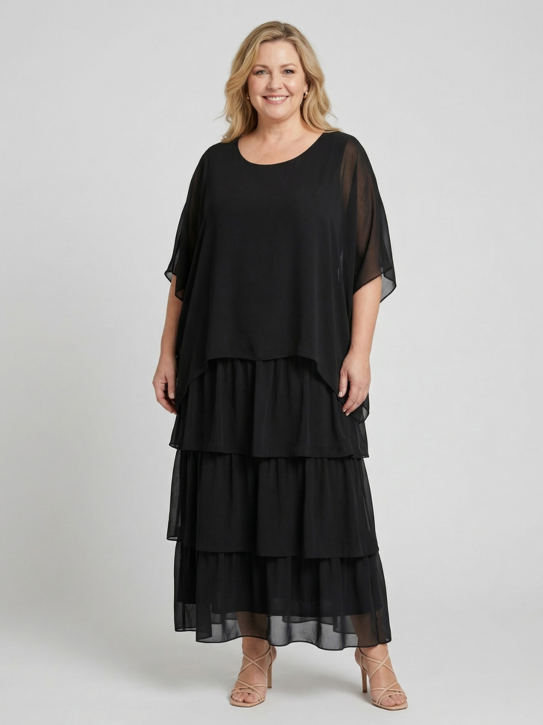 Abito Maxi Fluido Elegante Luna