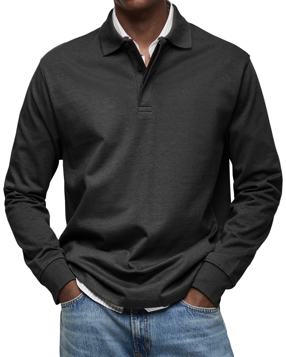 Lenoir™ - Chemise Poloshirt Casual à Manches Longues