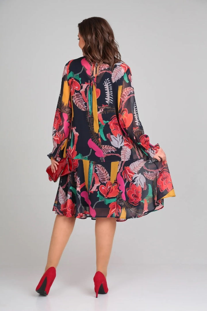 Florine – Vestito floreale elegante