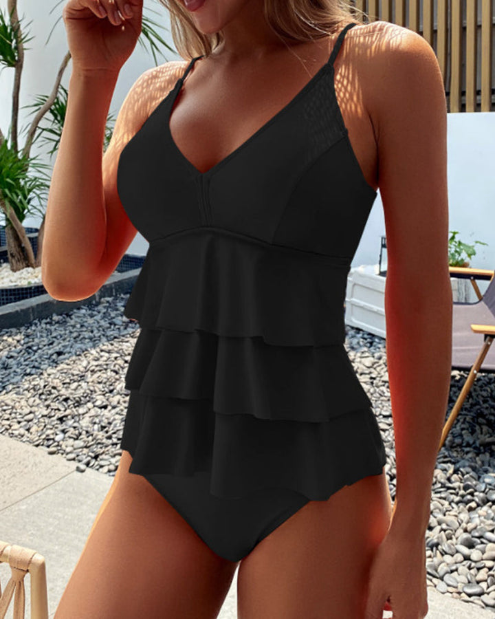 Lia - Costume da bagno elegante con volant