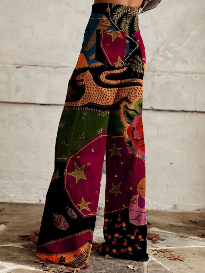Léna - Pantaloni Vintage Boho