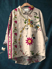 Isla - Camicia Floreale Leggera